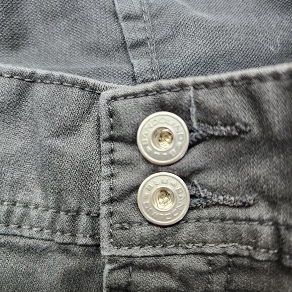 Bandolino Blu Jeans Womens 14 Black High Rise Flare Leg Stretch Denim Casual Y2K - Picture 2 of 13